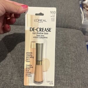L'Oréal De-Crease Eye Shadow Base #910 For All Skin Tones. Read